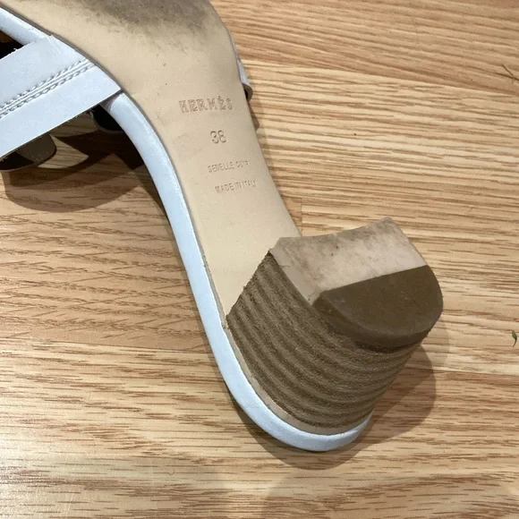 🛍️ Hermes size 38 Slide Sandals - gift - authentic - Picture 7 of 15